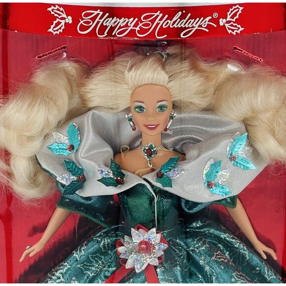 Happy Holidays 1995 Special Edition Vintage Mattel Barbie Doll - NRFB/NIB - Picture 2 of 13